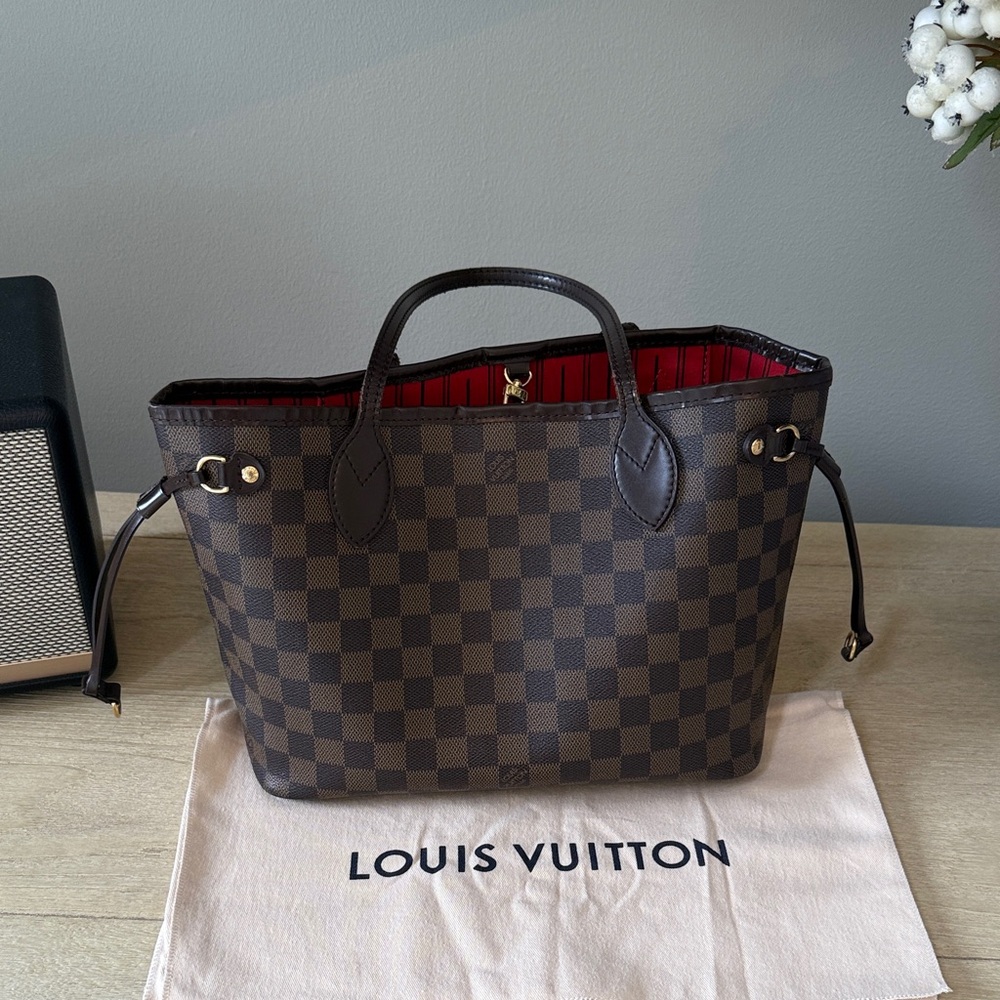 Louis Vuitton Dark Brown Checkered Tote